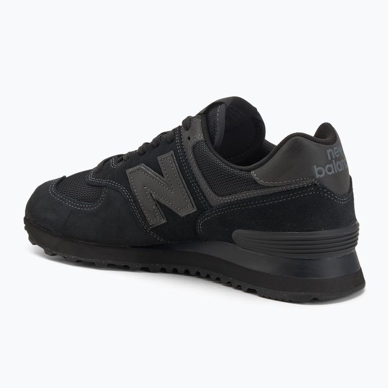 Men's New Balance 574 black shoes 3