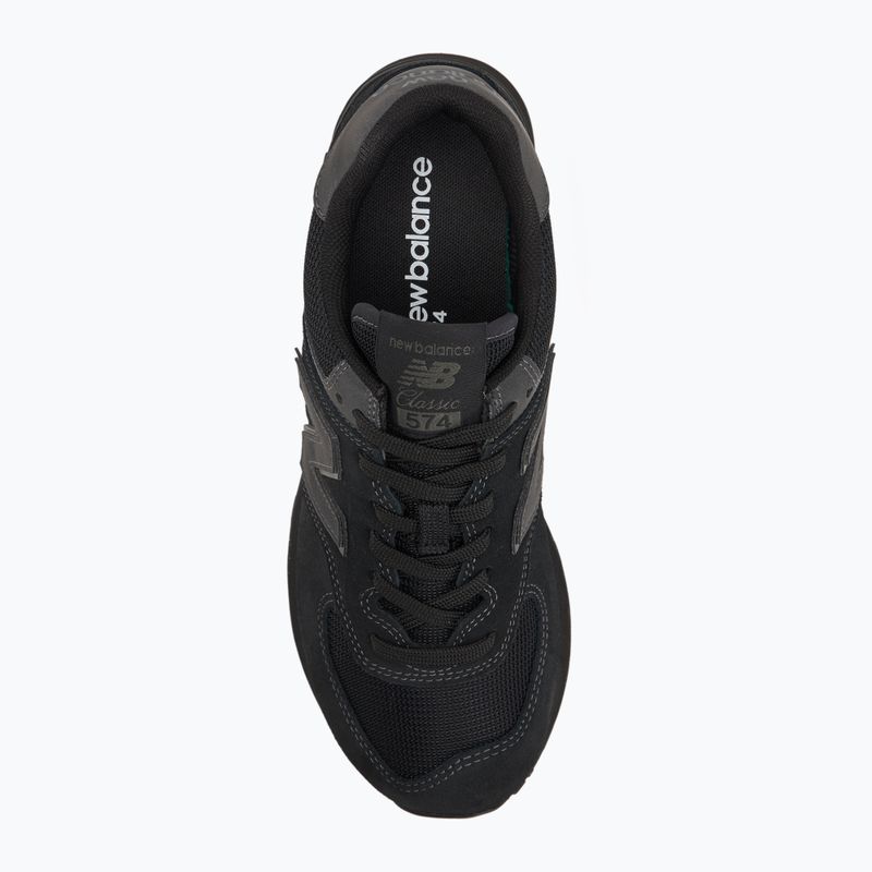 Men's New Balance 574 black shoes 5