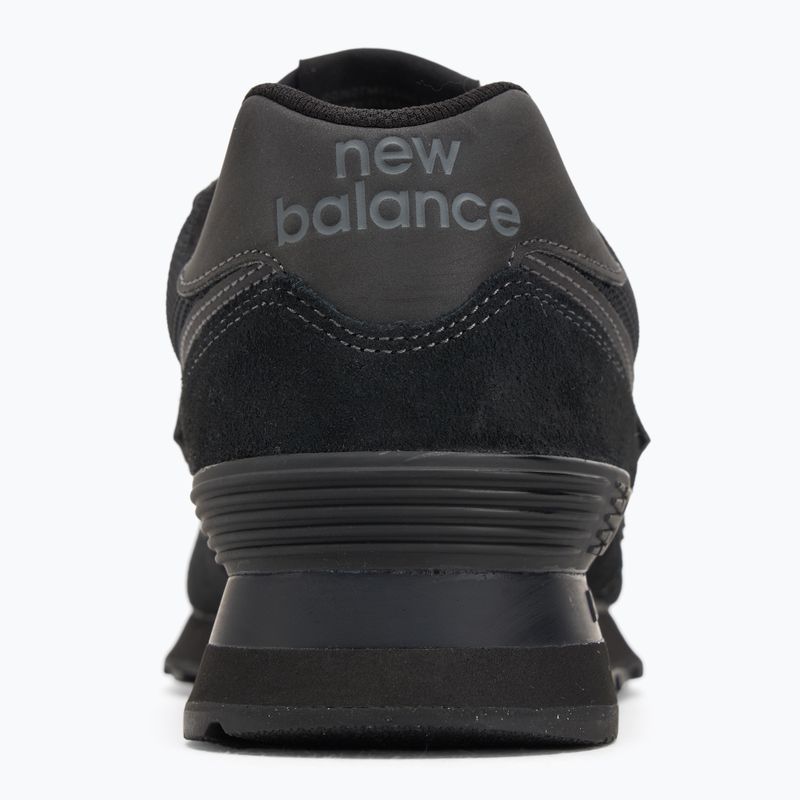 Men's New Balance 574 black shoes 6