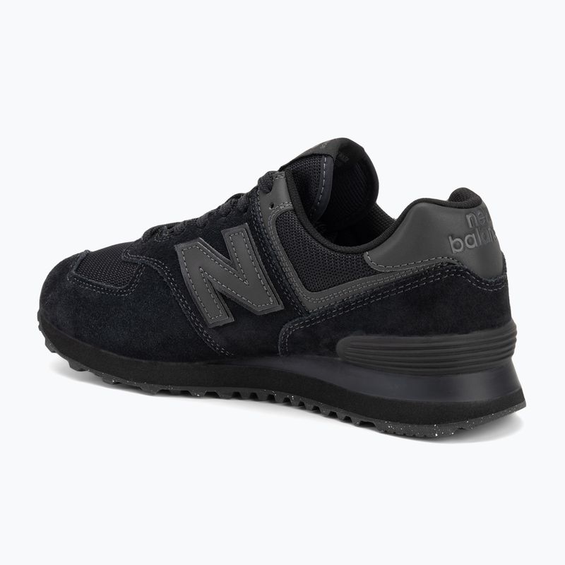 New Balance Classic 574's V3 Wide black/black men's shoes 3