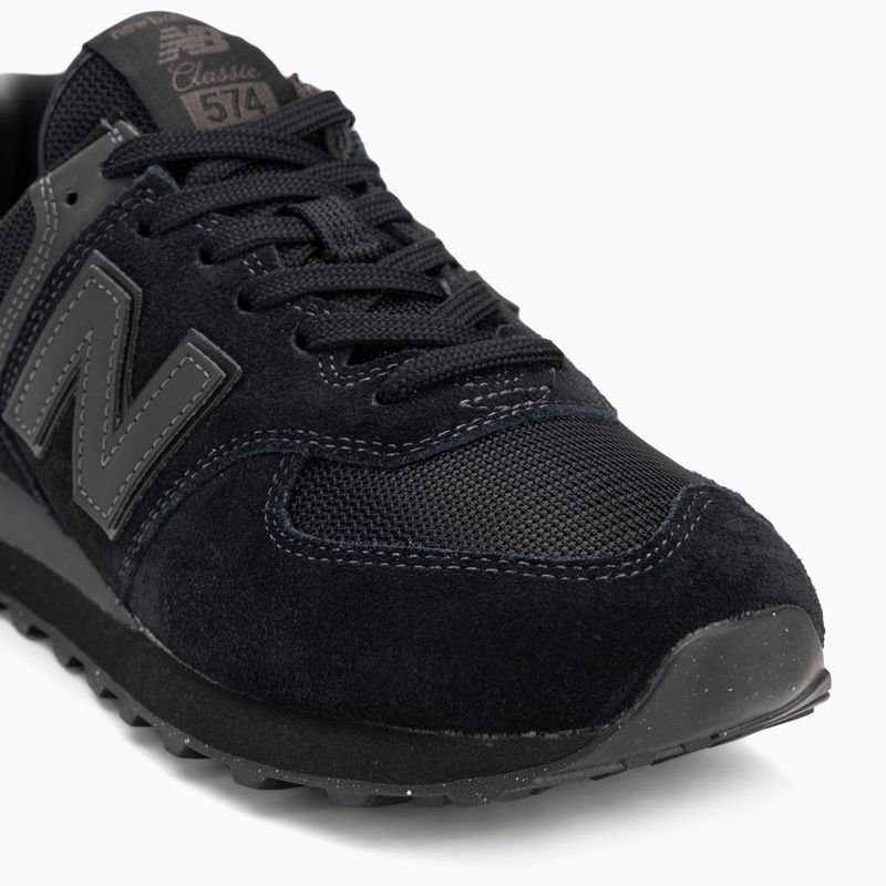New Balance Classic 574's V3 Wide black/black men's shoes 7