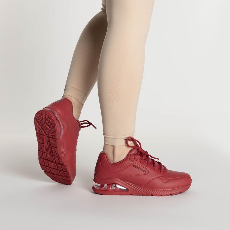 Women's shoes SKECHERS Uno 2 Air Around You red 2