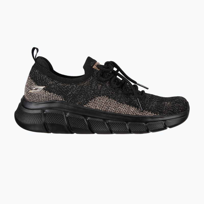 SKECHERS Women's Sneakers Bobs B Flex Fall Sparks black/gold 8