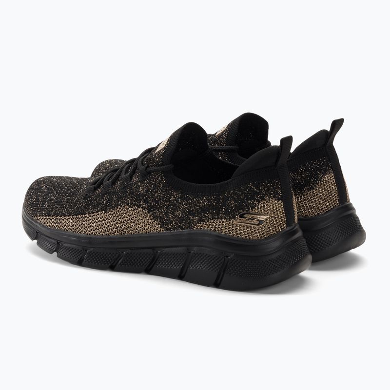 SKECHERS Women's Sneakers Bobs B Flex Fall Sparks black/gold 3