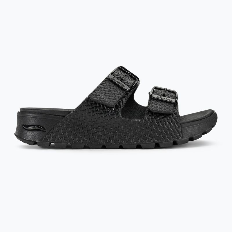 SKECHERS Women's Arch Fit Footsteps Hi'Ness slides black 2