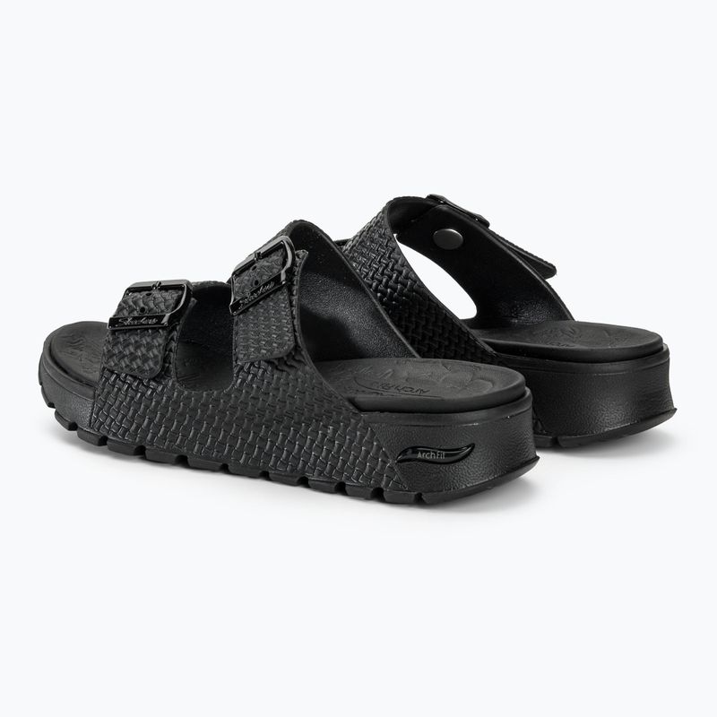 SKECHERS Women's Arch Fit Footsteps Hi'Ness slides black 4