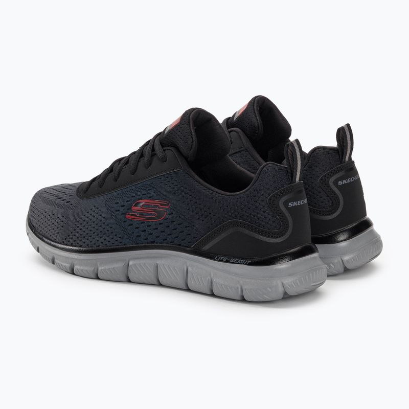 SKECHERS Track Ripkent men's training shoes black/charcoal 4