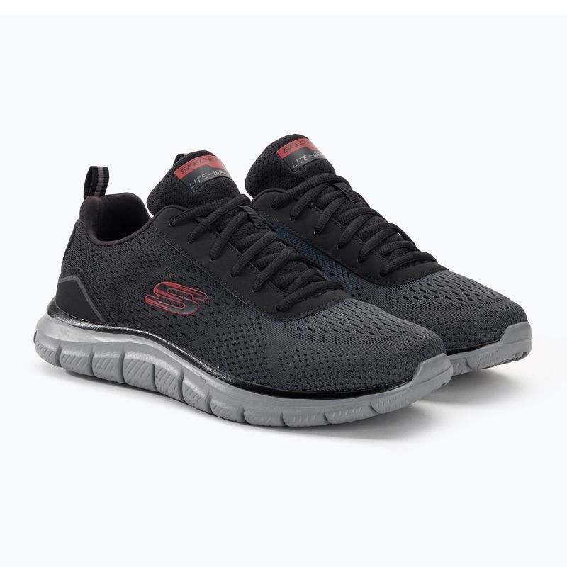 SKECHERS Track Ripkent men's training shoes black/charcoal 5