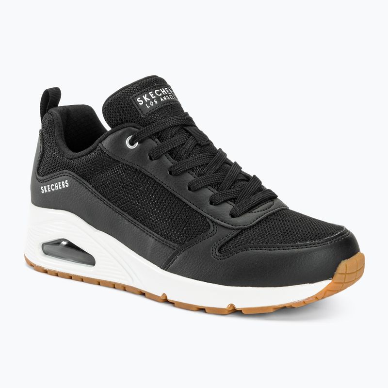 SKECHERS Uno Inside Matters women's shoes black/white/mesh