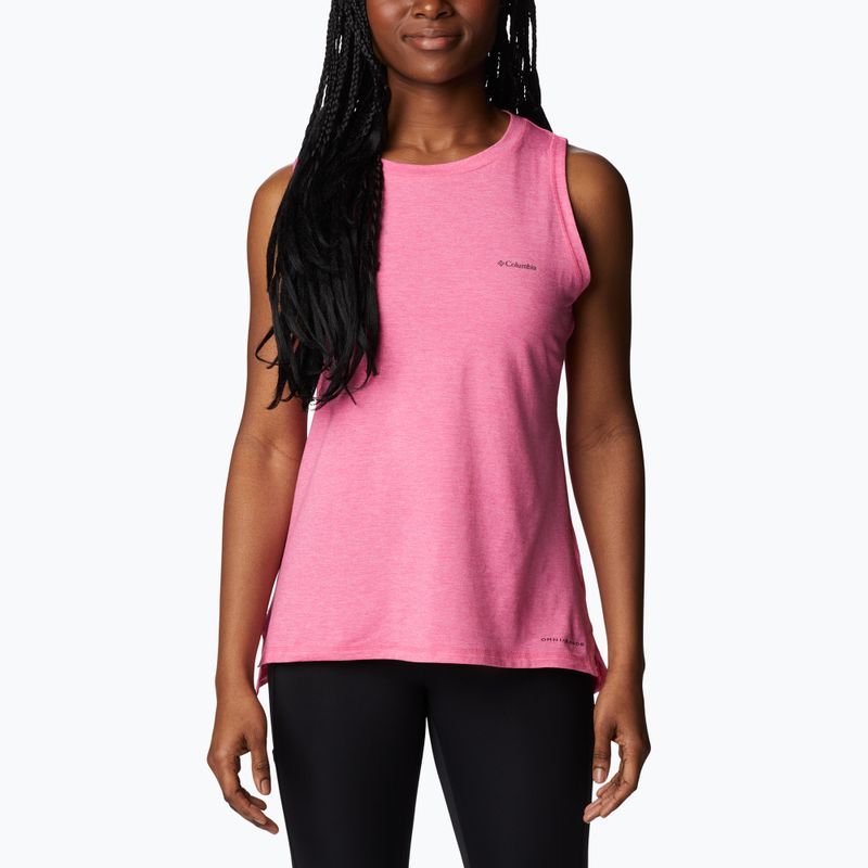 Columbia women's trekking shirt Sun Trek Tank pink 1931732656