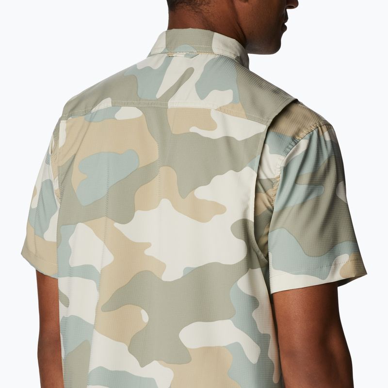 Men's Columbia Utilizer Printed Woven Niagara Mod Camo trekking shirt 1990825 5