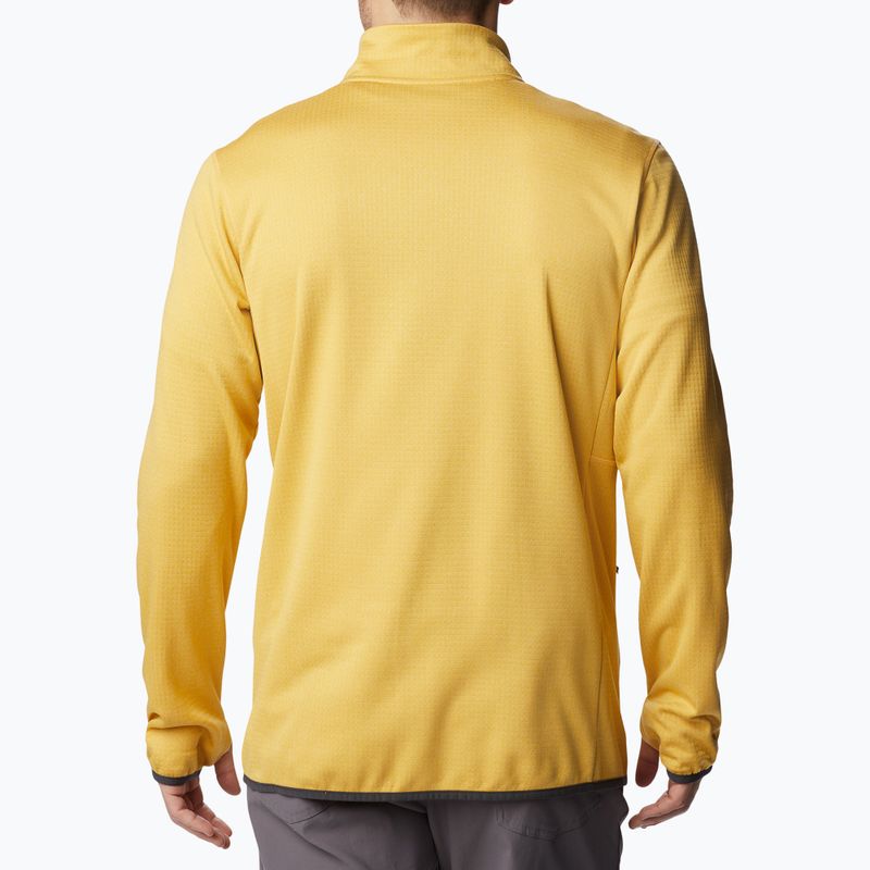 Columbia men's trekking sweatshirt Park View Fleece FZ yellow 1952222 2