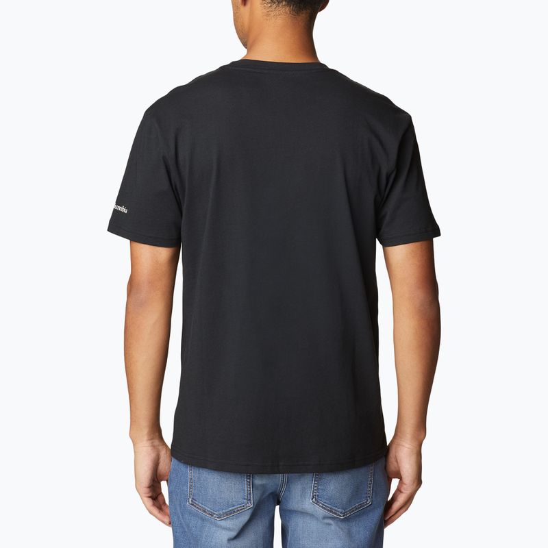 Columbia Rapid Ridge Graphic men's trekking shirt black 1888813020 2