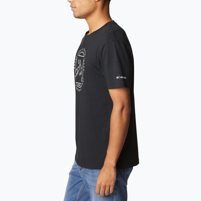 Columbia Rapid Ridge Graphic men's trekking shirt black 1888813020 3