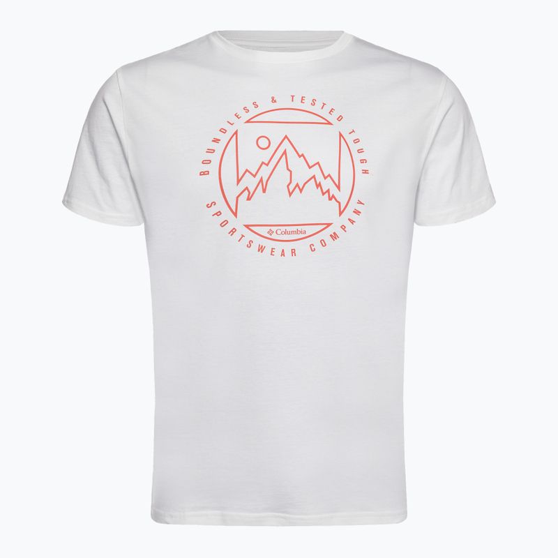 Columbia Rapid Ridge Graphic men's trekking shirt white 1888813111