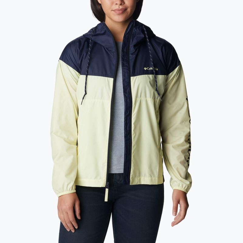 Columbia Flash Challenger Novelty yellow women's wind jacket 1989503713 5