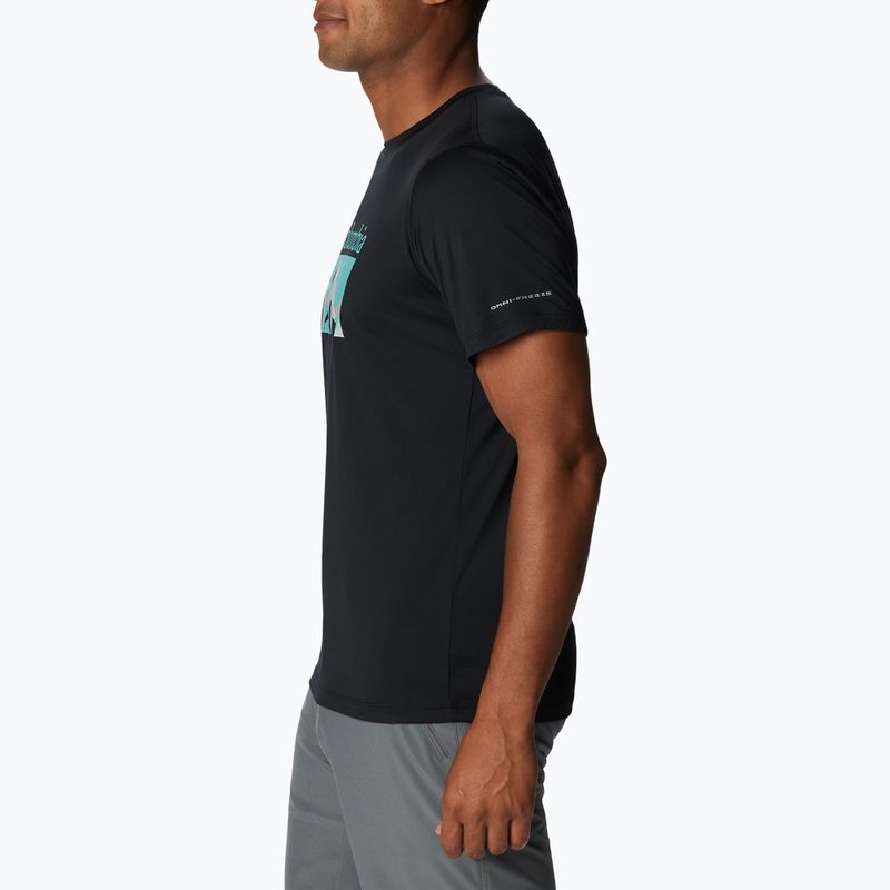 Columbia Zero Rules Grph men's trekking shirt black 1533291019 3