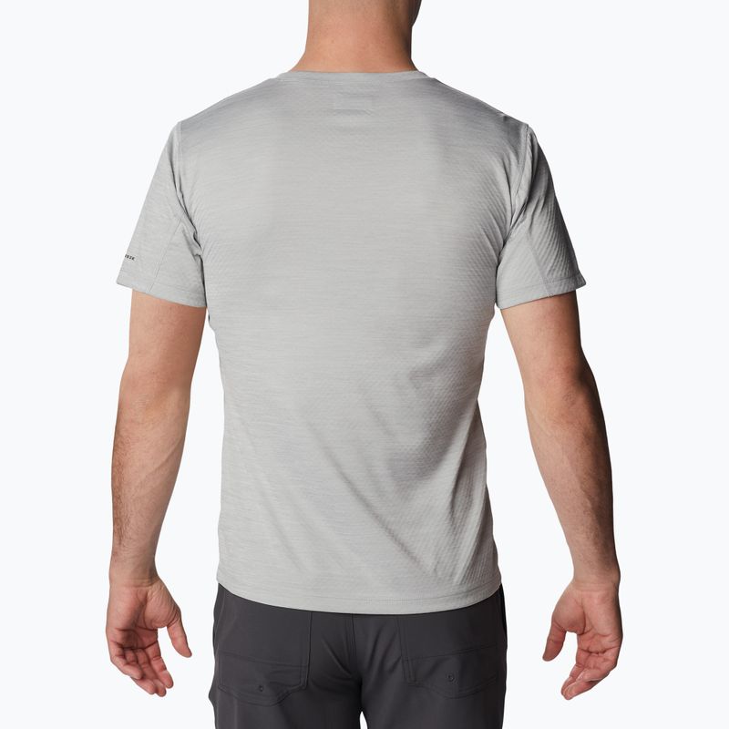 Columbia Zero Rules Grph grey men's trekking shirt 1533291044 2