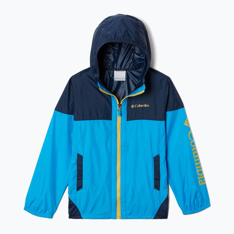 Columbia Flash Challenger children's wind jacket blue 1989601491