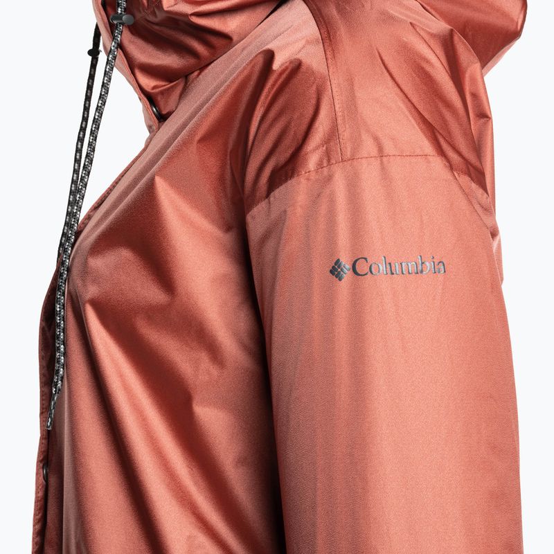 Columbia Splash Side women's rain jacket orange 1931651 3