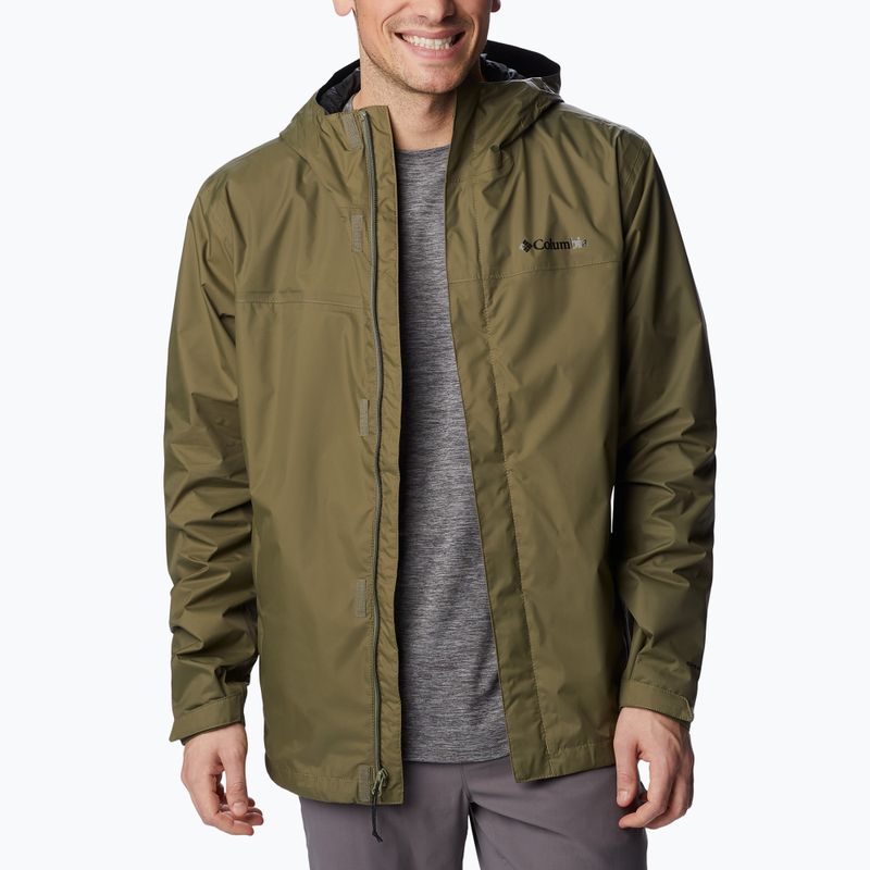Columbia Watertight II men's rain jacket stone green 2