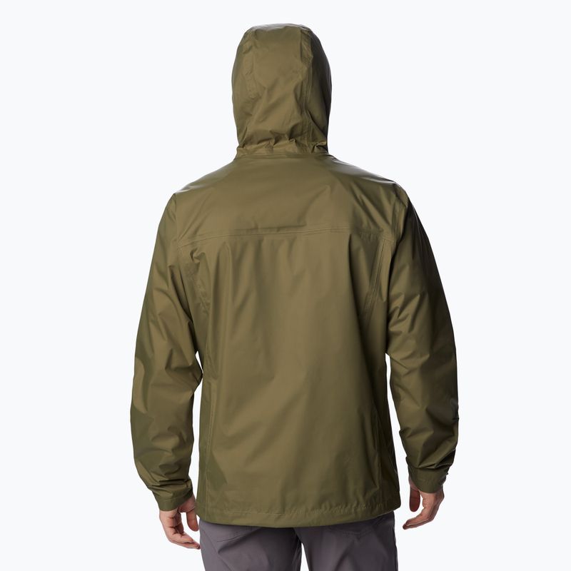 Columbia Watertight II men's rain jacket stone green 3