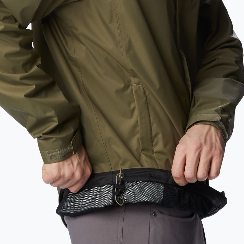 Columbia Watertight II men's rain jacket stone green 7