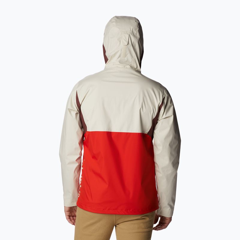 Columbia Inner Limits II men's rain jacket red-beige 1893991839 2