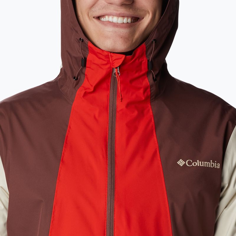 Columbia Inner Limits II men's rain jacket red-beige 1893991839 6