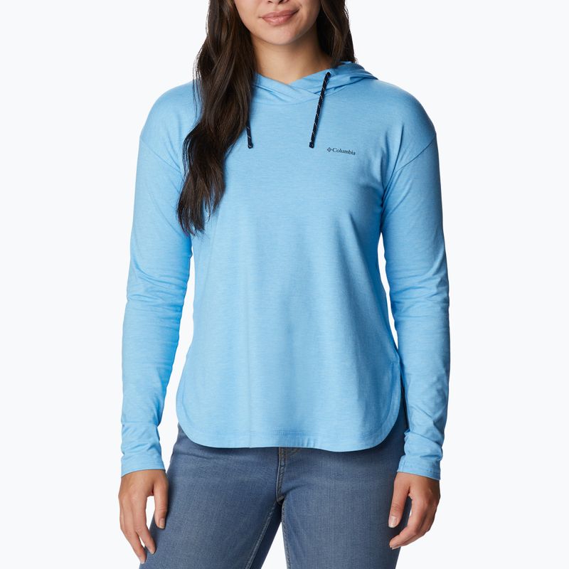 Columbia women's trekking sweatshirt Sun Trek EU Hooded Pullover blue 1981541