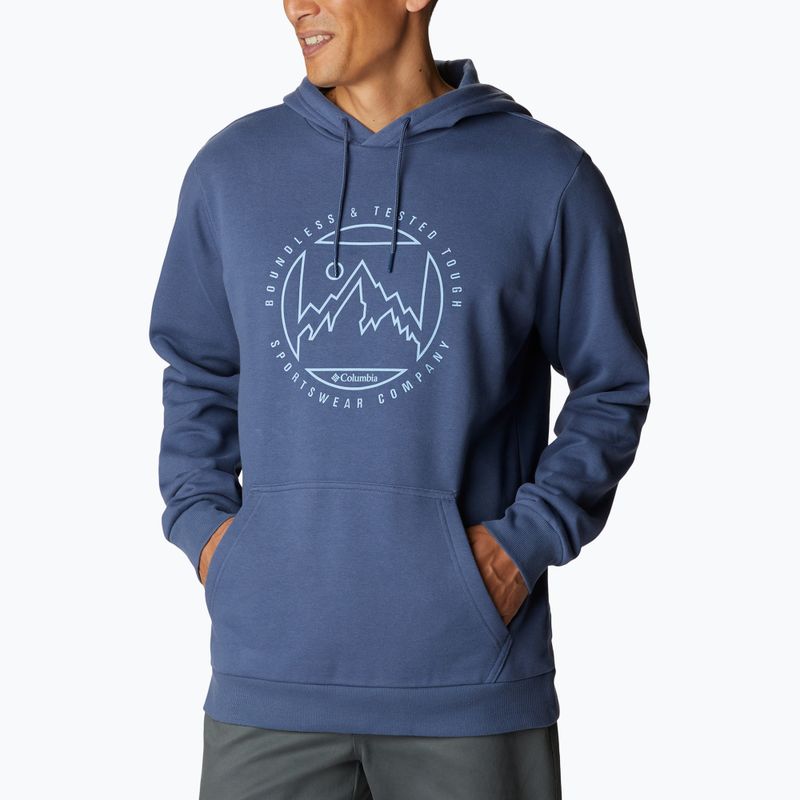 Columbia CSC Graphic Hoodie men's trekking sweatshirt navy blue 2040621