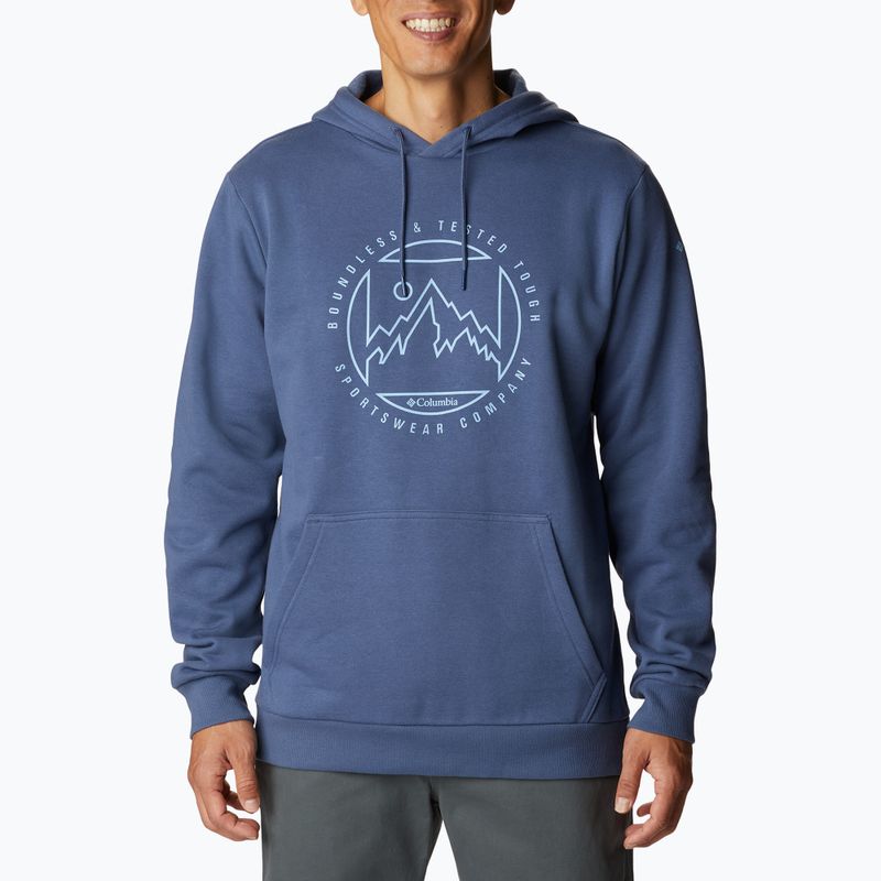 Columbia CSC Graphic Hoodie men's trekking sweatshirt navy blue 2040621 3