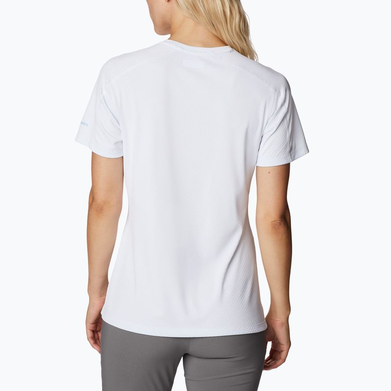 Columbia women's Zero Rules Graphic Crew trekking shirt white 1991583101 2