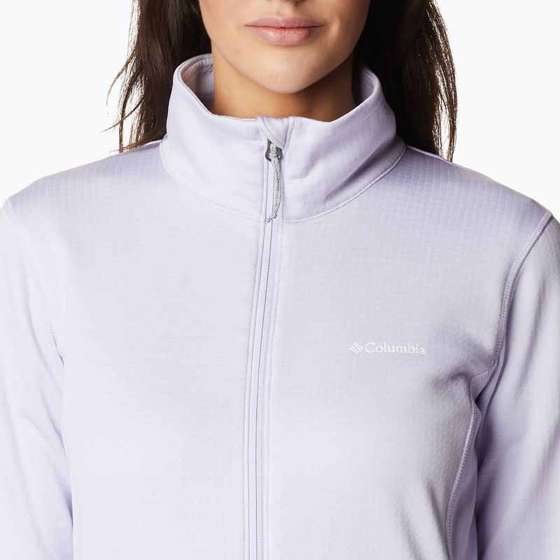 Columbia women's trekking sweatshirt Park View Grid Fleece purple 1959713 5