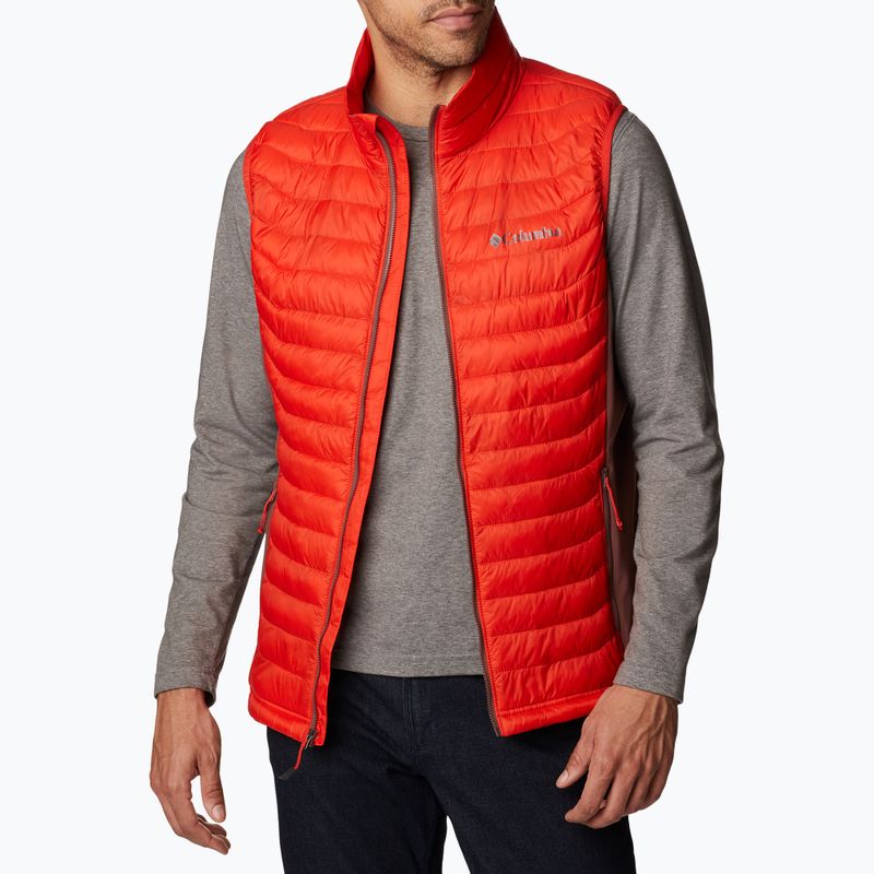 Columbia Powder Pass men's hiking sleeveless red 1842414839 6