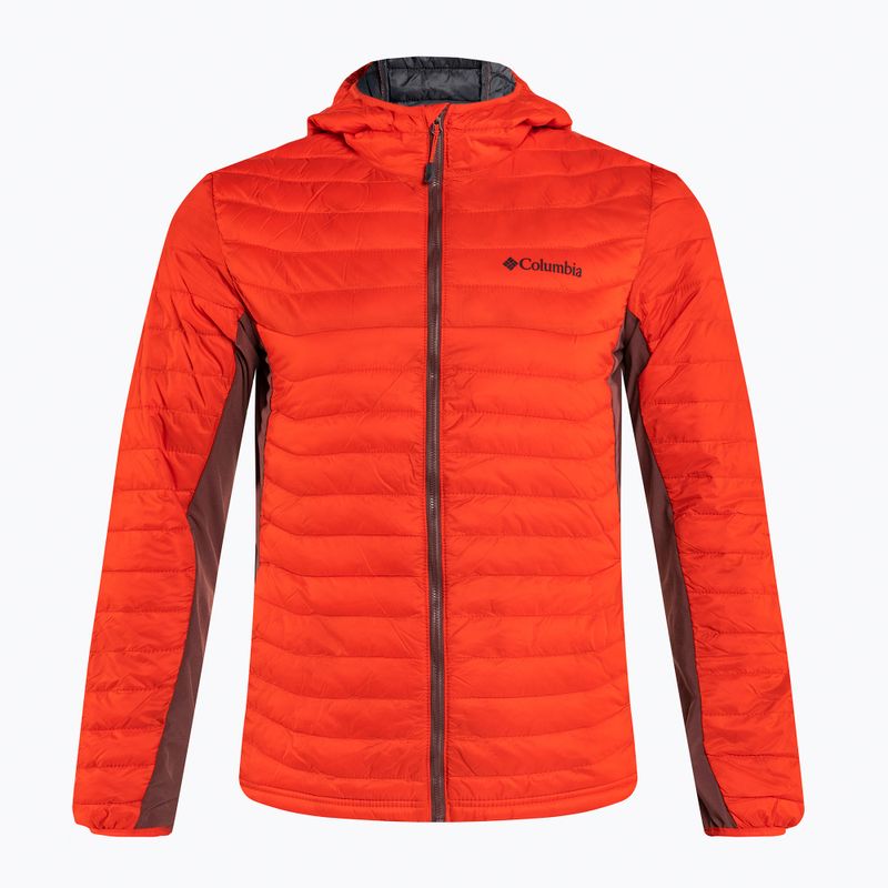 Columbia Powder Pass Hooded men's hybrid jacket red 1773271839 8