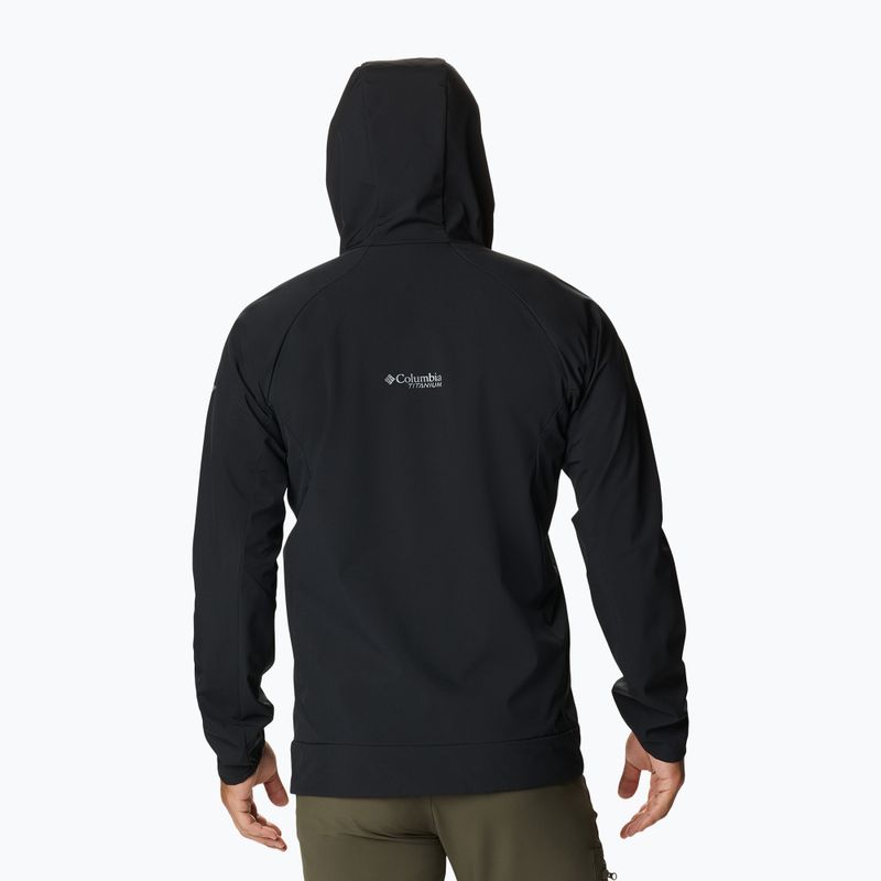 Columbia Platinum Peak men's softshell jacket black 2034431010 5