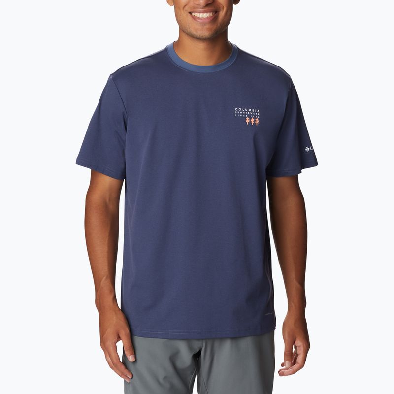 Columbia Legend Trail men's trekking shirt navy blue 2036533