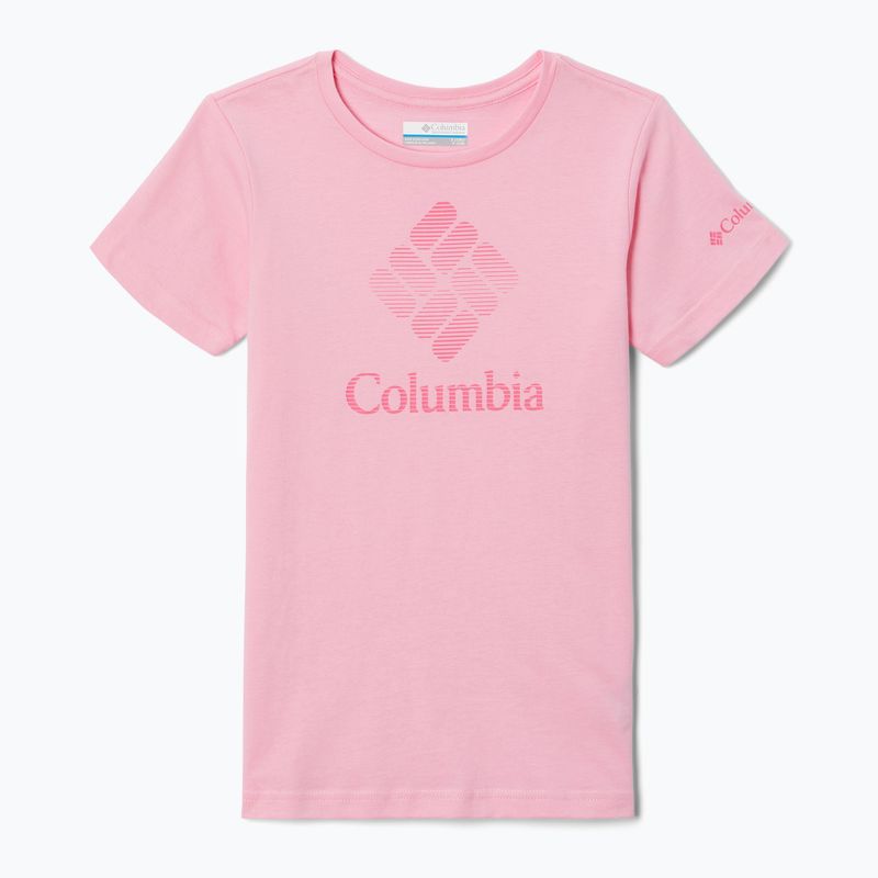 Columbia Mission Lake Graphic children's trekking shirt pink 1989791679
