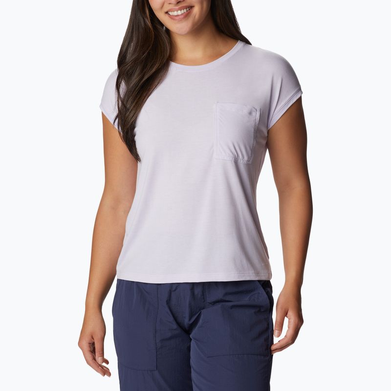 Columbia Boundless Trek women's trekking shirt purple 2033481568