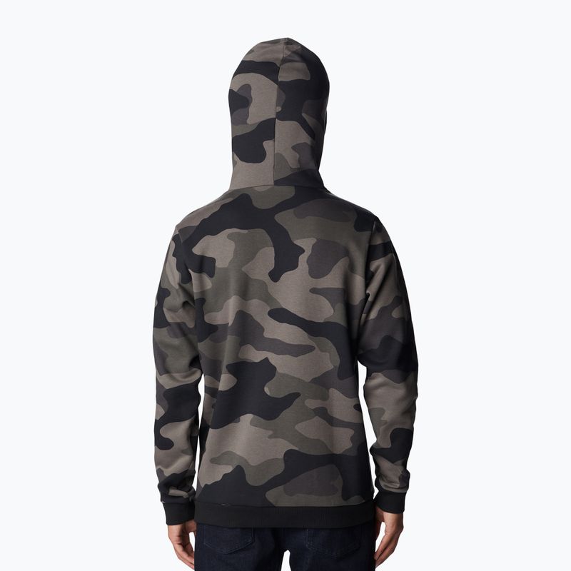 Men's trekking sweatshirt Columbia Logo Printed black mod camo 1911652016 2