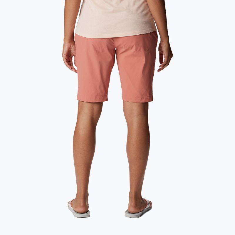 Columbia women's Satuday Trail Long trekking shorts pink 1579881639 2