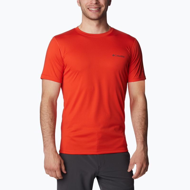 Columbia Zero Rules men's trekking shirt red 1533313840