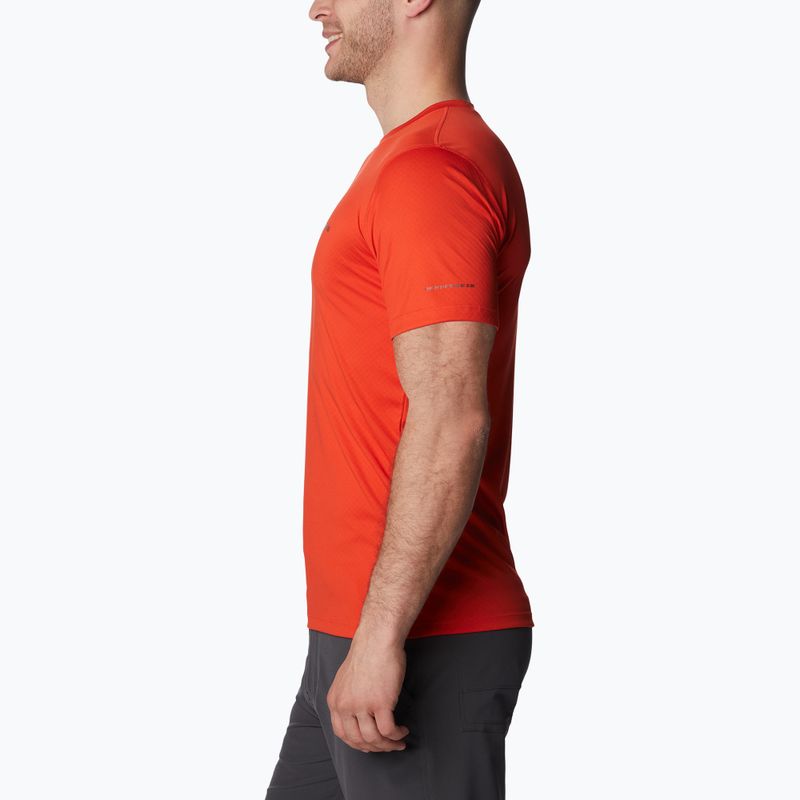 Columbia Zero Rules men's trekking shirt red 1533313840 3