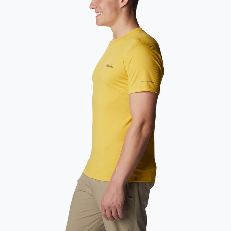 Columbia Zero Rules men's trekking shirt yellow 1533313742 3