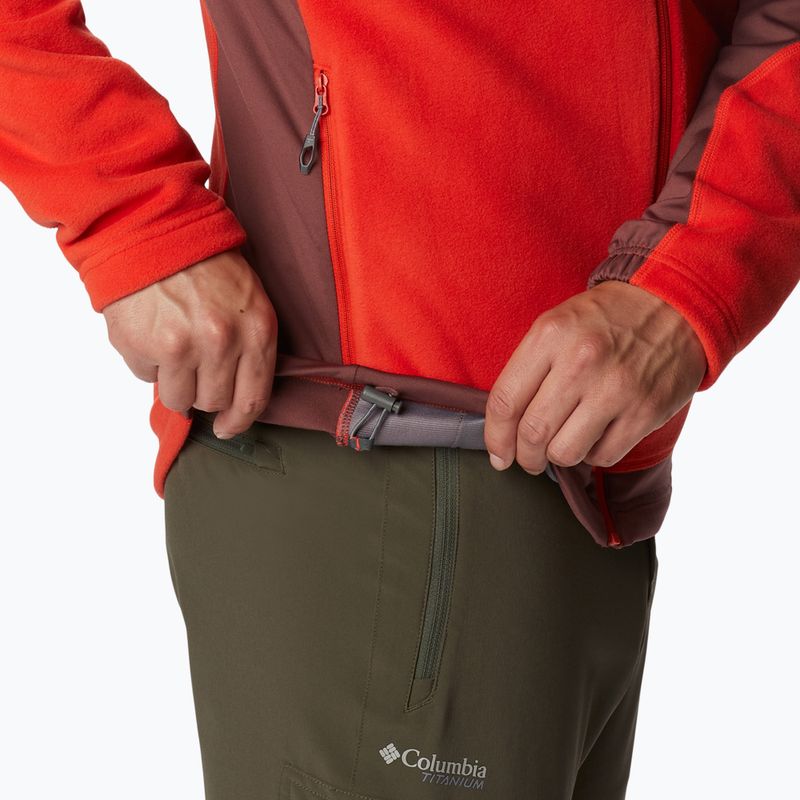 Columbia men's Titan Pass 2.0 II fleece sweatshirt red 1866422839 7