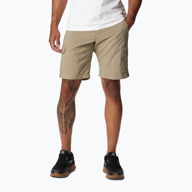 Columbia Silver Ridge Utility Cargo brown men's trekking shorts 2030744221