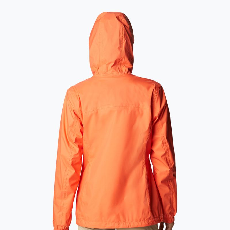 Columbia Pouring Adventure II women's rain jacket orange 1760071853 6