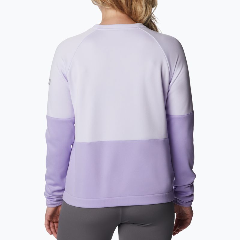 Columbia Windgates Crew women's trekking sweatshirt purple 1991793 2