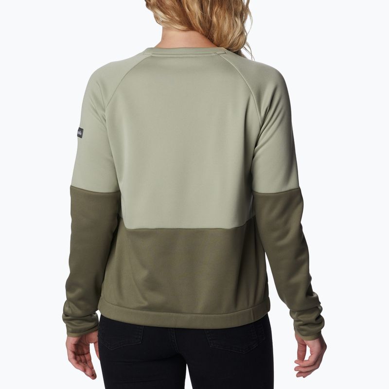 Columbia Windgates Crew women's trekking sweatshirt green 1991793 2